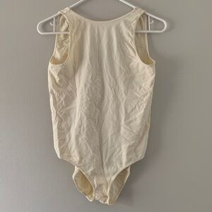 Fp intimate low back nylon/spandex bodysuit